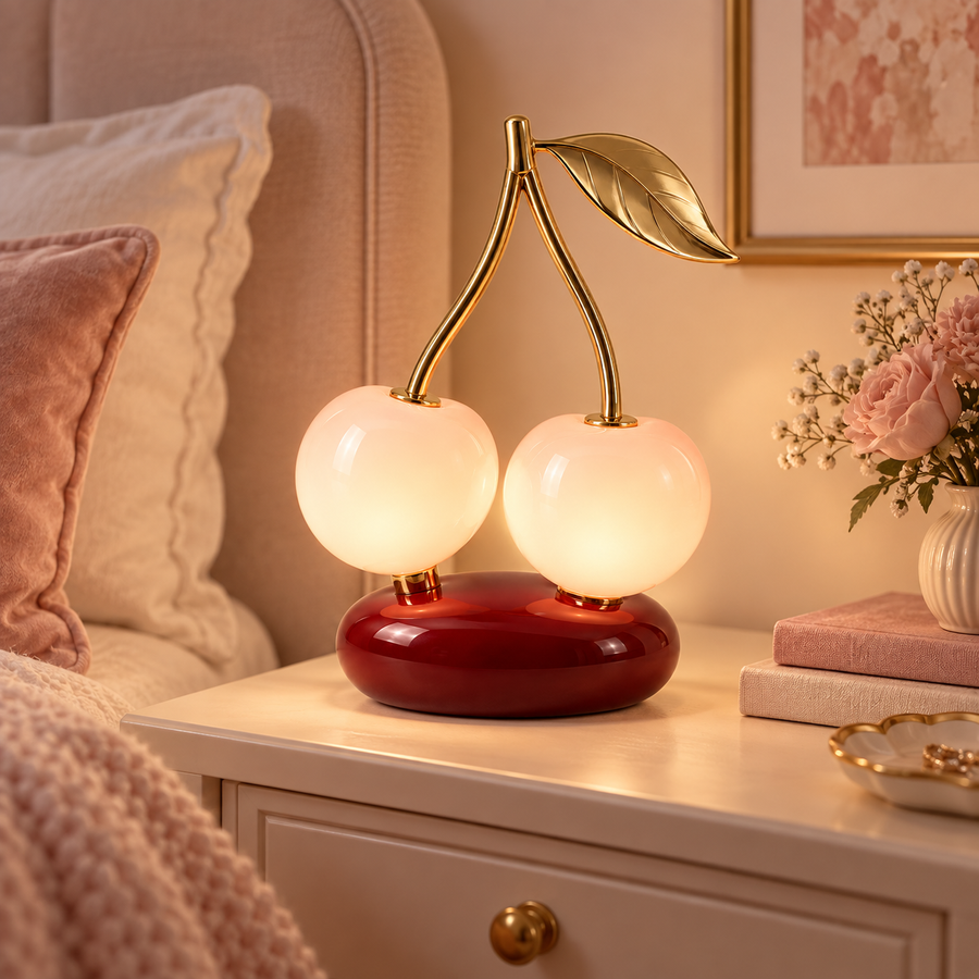 Tyzgsj™️Cherry Glow Bedside Lamp