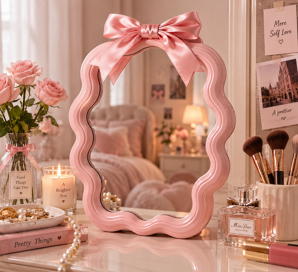 Tyzgsj™️Ribbon Halo Vanity Mirror